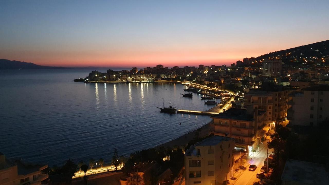 Blue Eye Apartment Sarande Bagian luar foto