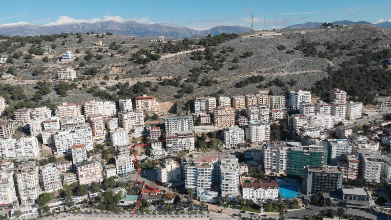 Blue Eye Apartment Sarande Bagian luar foto