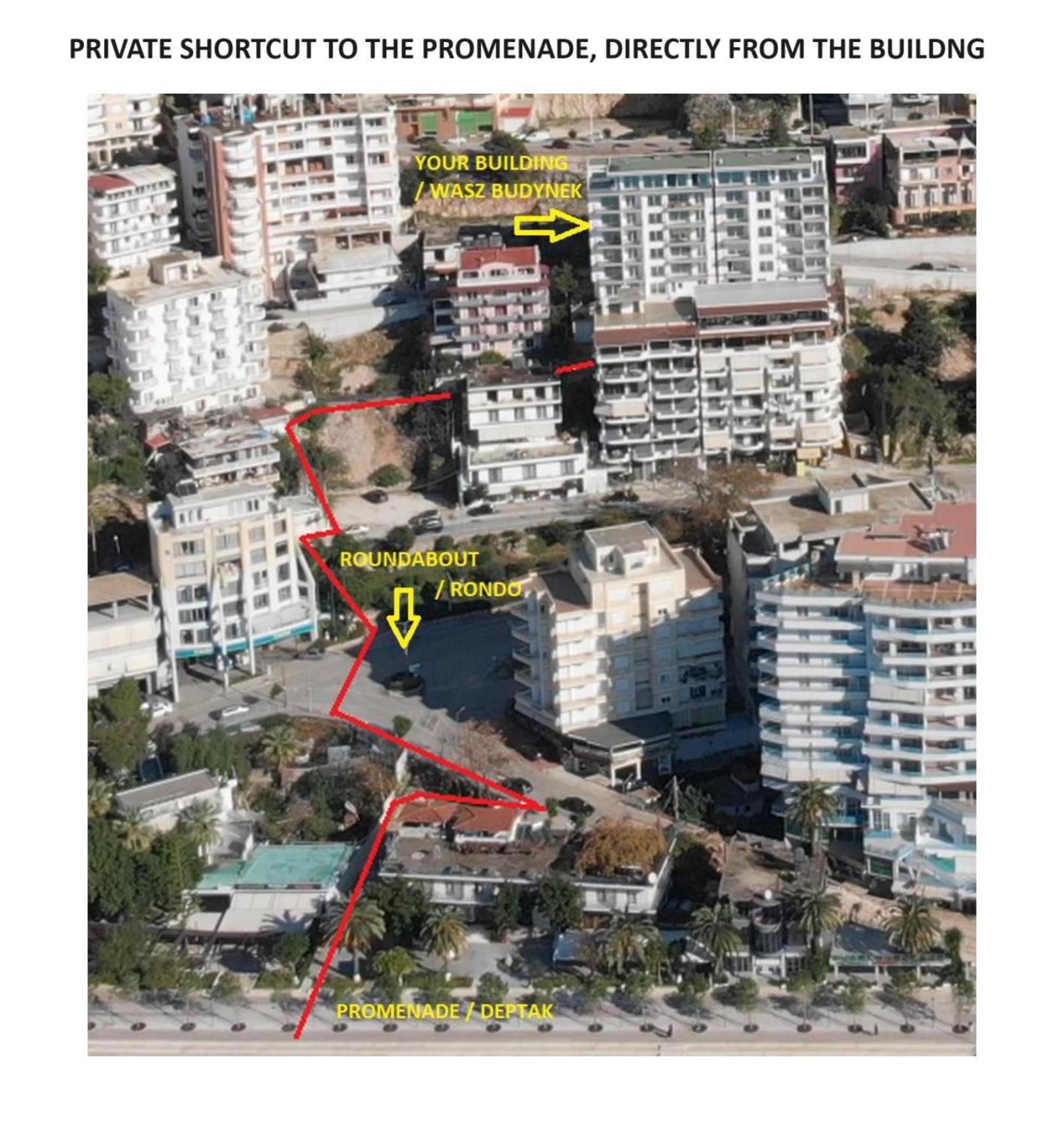 Blue Eye Apartment Sarande Bagian luar foto